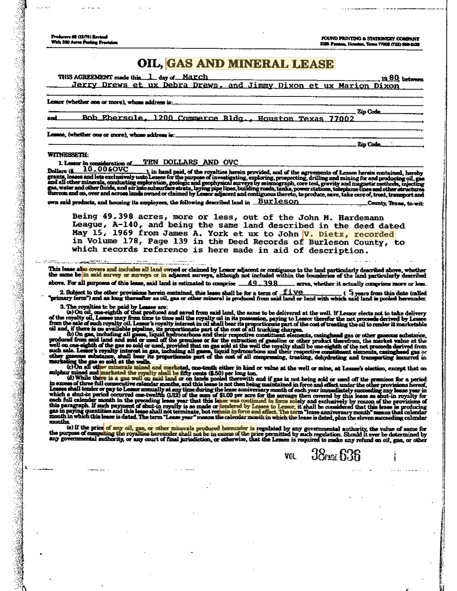 WCS Petroleum, Inc. Recorded Assignment of Overriding Royalty Interest (Vol. 39, Page 148)